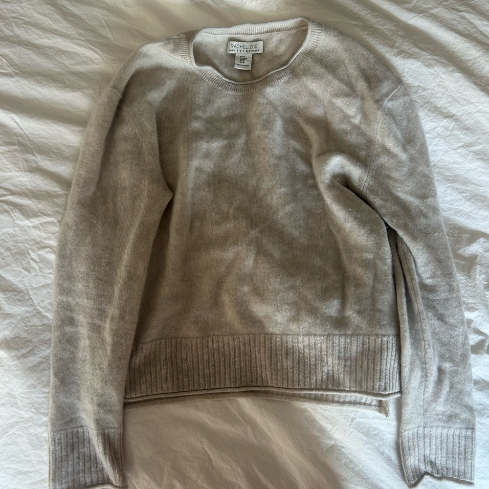 Rachel Zoe Cashmere Crew Neck Sweater